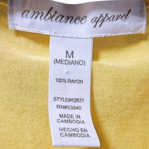 Wmns Butter Yellow Cold Shoulder Top Medium Boho Y2K Flowy Festival Summer - Picture 5 of 8